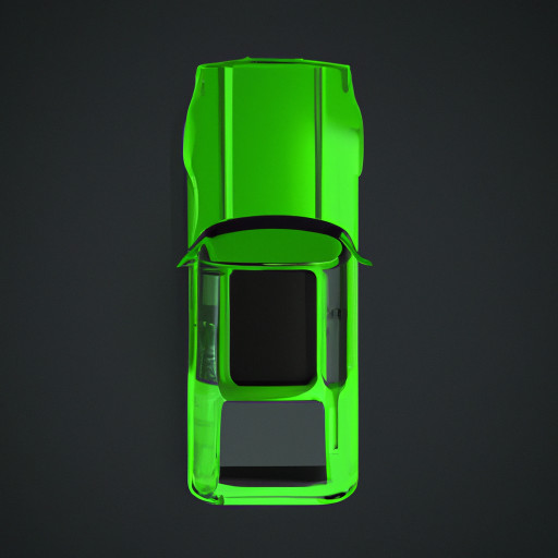 car top view with all door open