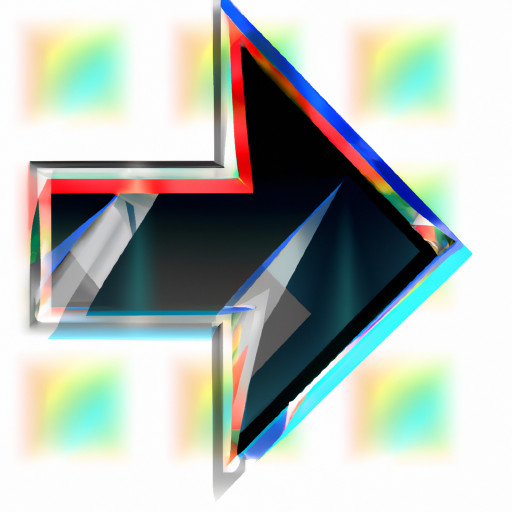 A glowing arrow