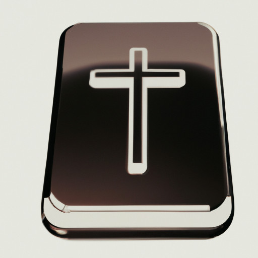 Bible that have cross on the front face