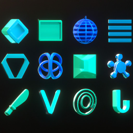 Create a cohesive set of modern, minimal, and visually distinctive logo-style icons for  Logo Design