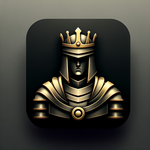 an epic fantasy knight king