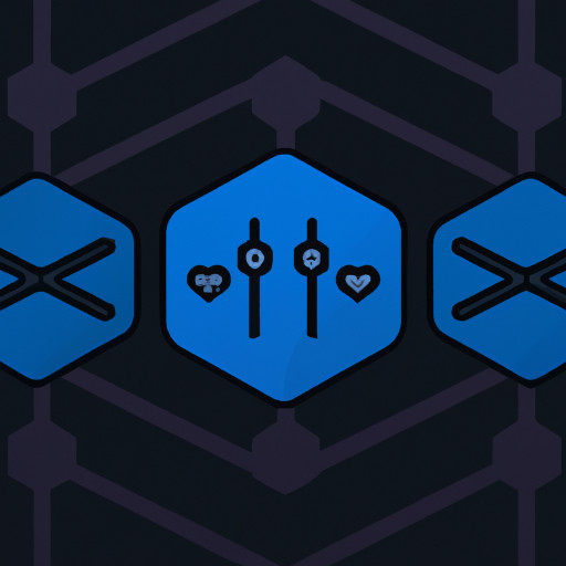 discord server icon with synth vibes that describes something for a media club