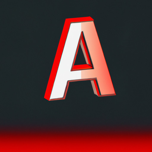 Letter "A" on the center