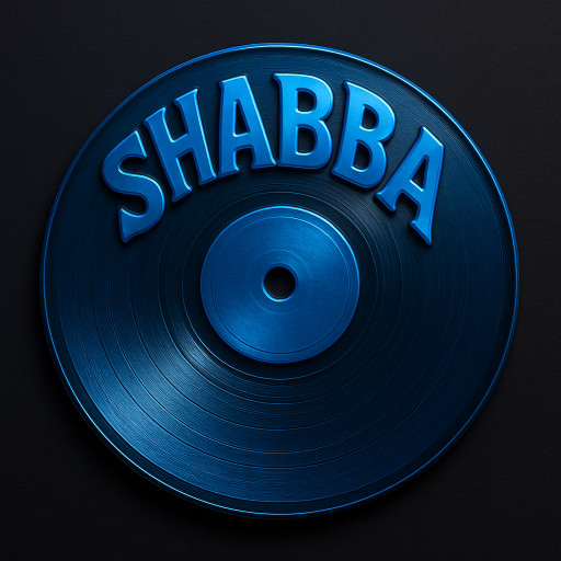 A DJ record with the name shabba written on top