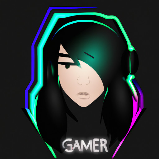gamer girl with bangs