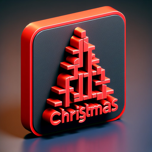 Qt Christmas written on a Christmas tree