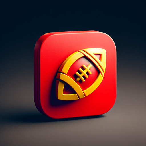 football with KC on it in yellow