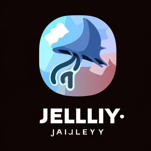 jellyfin and telegram app logo combined inspired