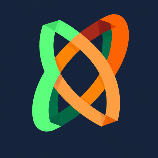 Intersecting arcs forming a loop