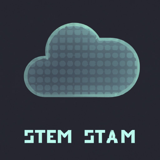 steam cloud with geometric grid
