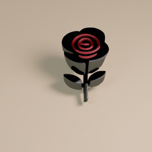 A rose icon for web app