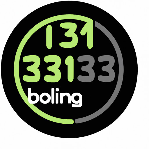an icon that has the the name "1337Bookinghub" and the "1337" should be in green and the others in black but the icon in a circle way 