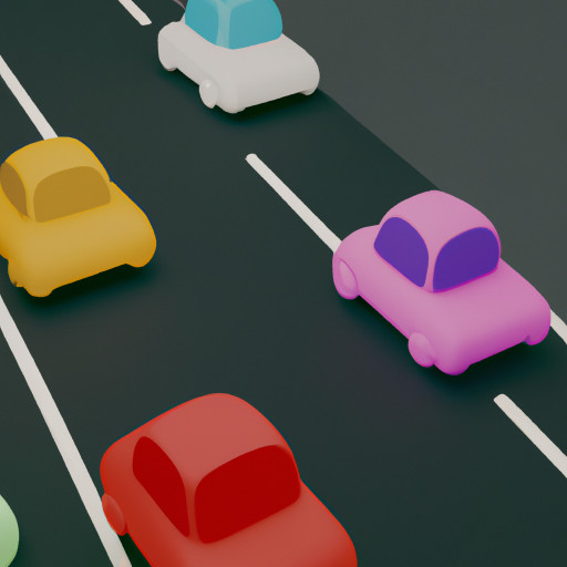 cars on road