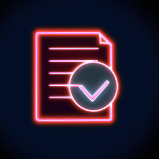 document with check mark 