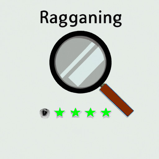 a magnifying glass magnifying google rankings