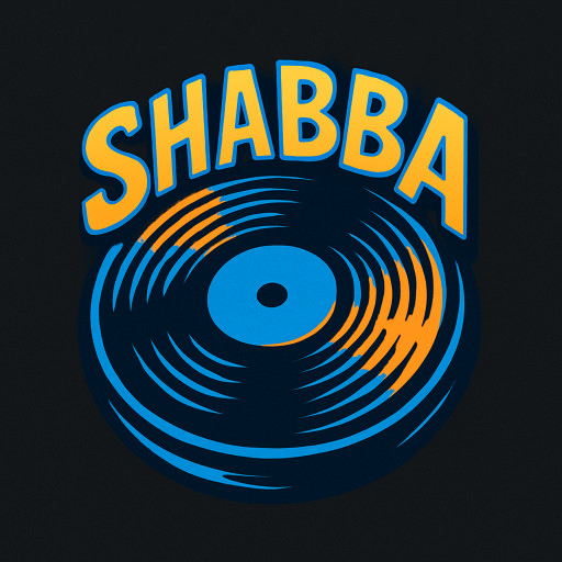 A DJ record with the name shabba written on top
