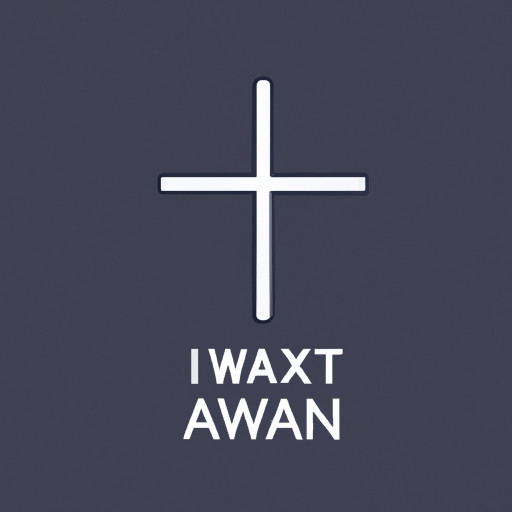 i want a cross symbol in a style way representing clothing design and it company
