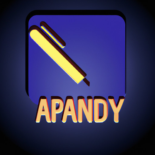 handy yellow writing purple background