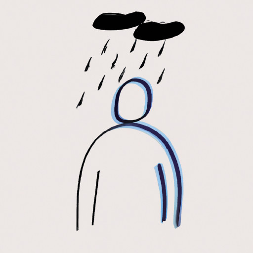 rain on a sad man