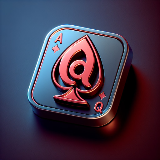 Black Ace with a Q in the middle and the name SIKK EM ACES 