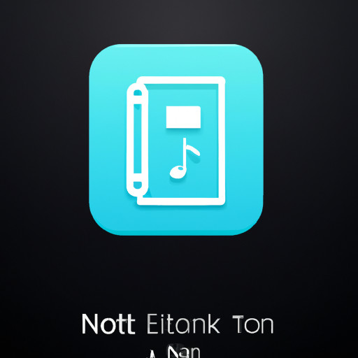 Modern, minimalist mobile app icon for 'Fynote' (Focus & Note) with AI support. Rounded square background: deep blue to teal gradient. White central icon: stylized open book/notebook combined with a geometric AI symbol (spark/chip outline). 