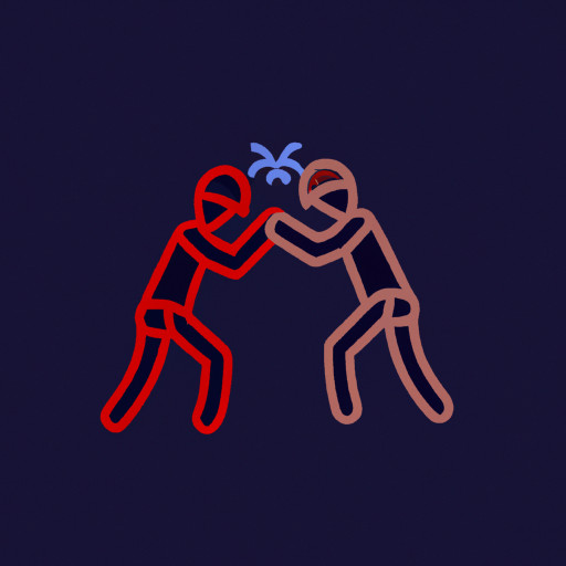 boxing punching each other