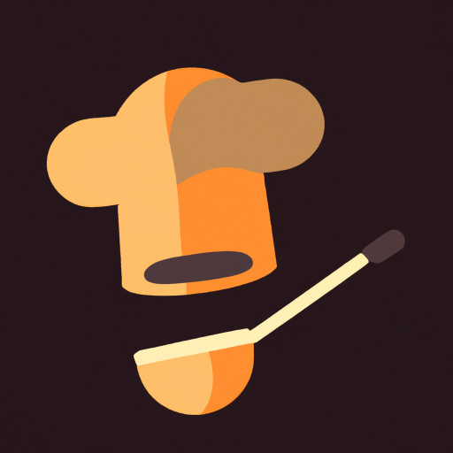 Chef cap with ladle