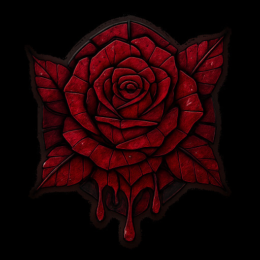 Gothic Bloody Rose