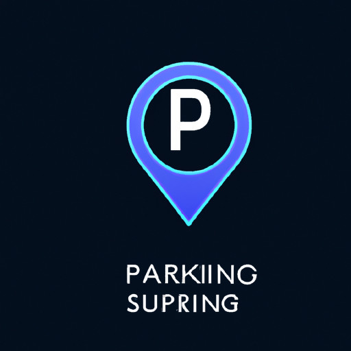 super simple free parking location icon 