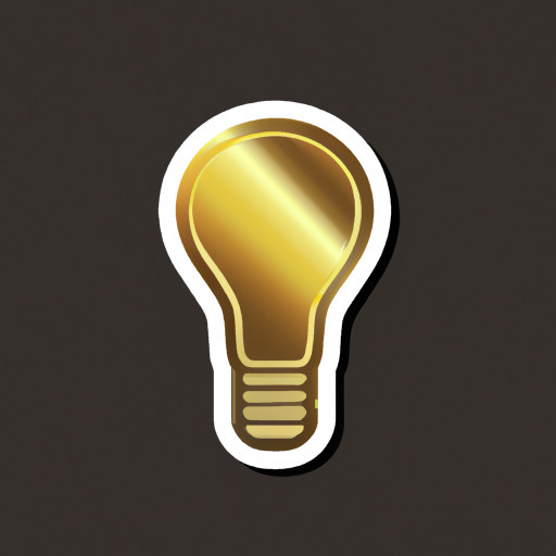 a light bulb