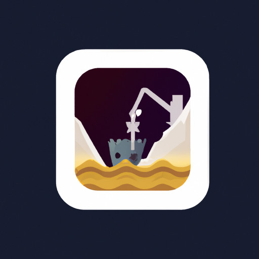 Underwater drilling rigs removing hard rock underneath a river 