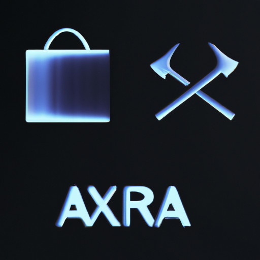 create and icon for my shopping store Called Axoria