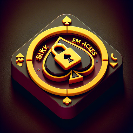 Black Spade yellow lock SIKK EM ACES name in yellow