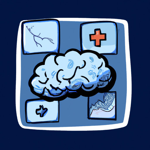 medical data sharing platform: cloud, CT scan, brain image