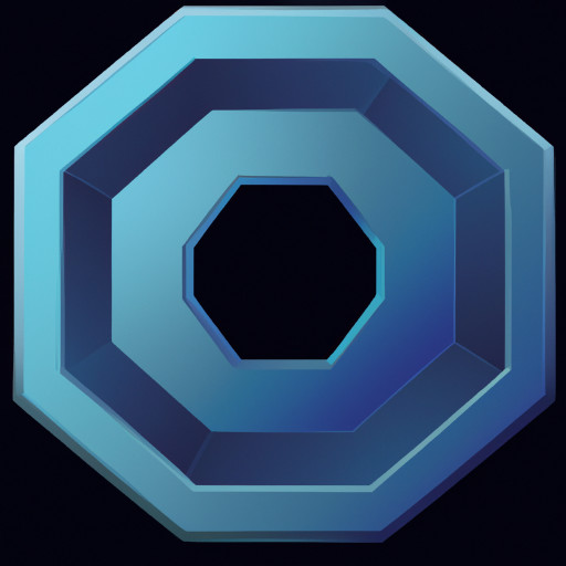 sleek, modern hexagonal loop