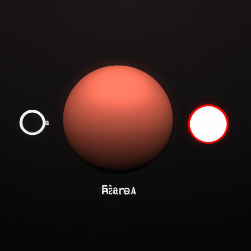 an icon with the moon in the front and mars bigger in the background