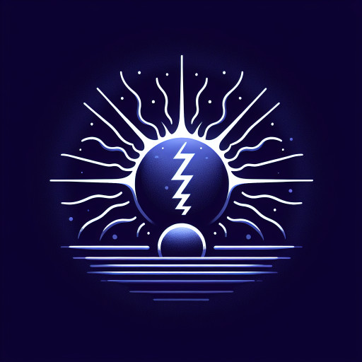 blazing sun ejecting plasma arcs onto a small planet