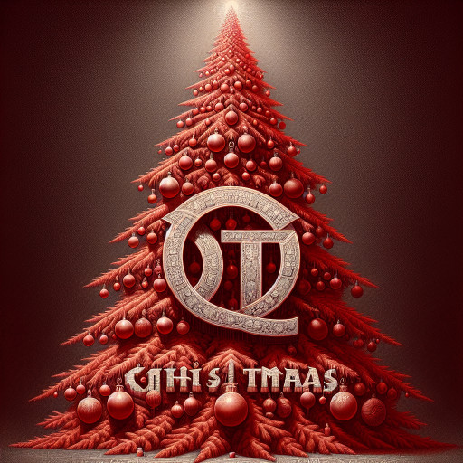 Qt Christmas written on a Christmas tree