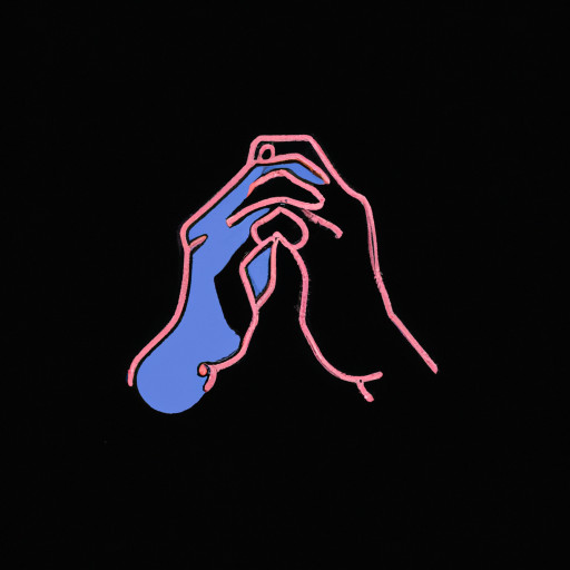 两个手 手心相向 合起来做祈祷的动作