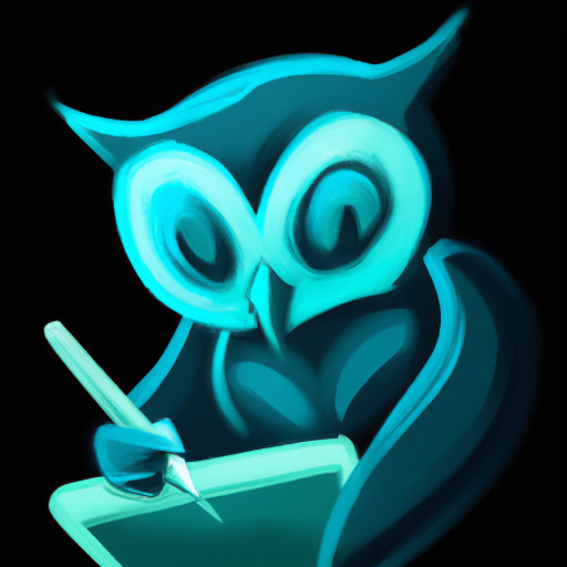owl is studing