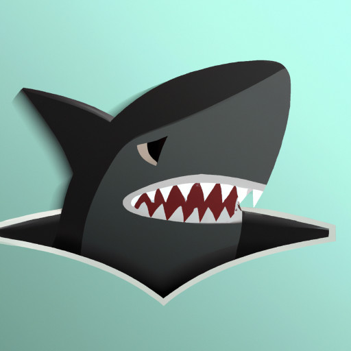 Angry shark 