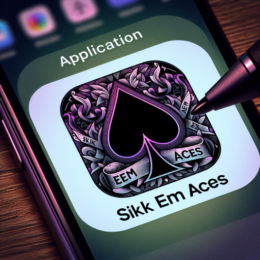 Name SIKK EM ACES on a spade and black lock