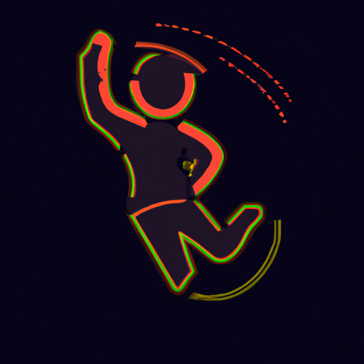 a jumping boy