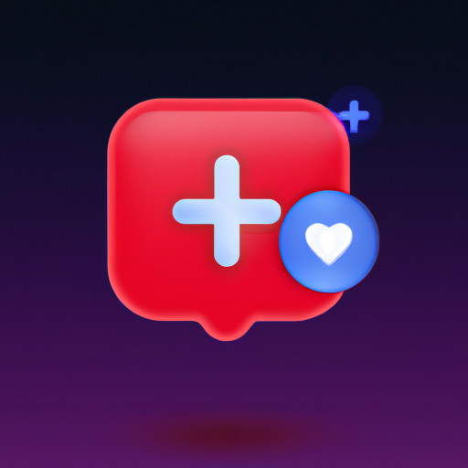 add to favourite icon with red heart and smaller plus sign with position on heart bottom right with transparent background