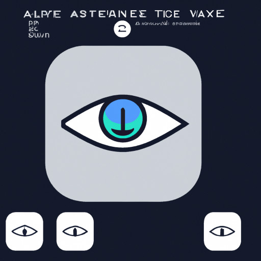 Create a series of organic and minimalist icons designed as imagotypes, featuring a stylized eye symbol separated from the text. Integrate subtle visual elements that evoke LASIK eye surgery