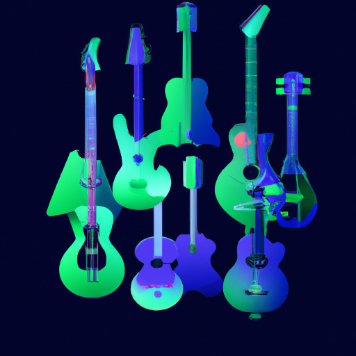 Different types of guitars