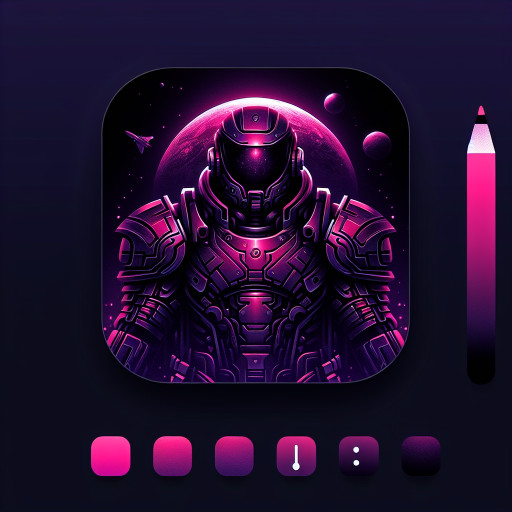 an epic fantasy space soldier