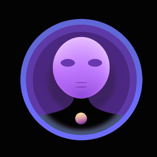 A minimalist circular logo for CalmlyAI — a gentle, smart AI psychologist for emotional support.