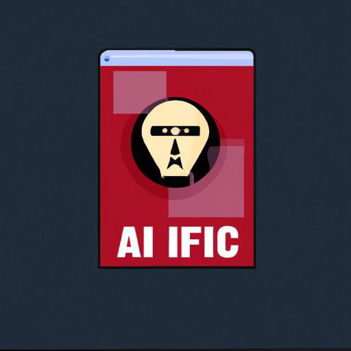 An AI computer committing a crime