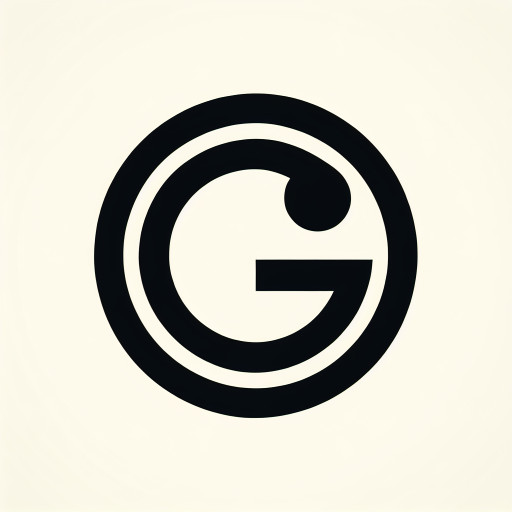 Create a simple icon of a G where the neck is the horizontal bar of that G letter, the G letter circle should be round. should be simple and usable as a web favicon.